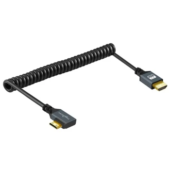 Mini HDMI į HDMI kabelis ištemptas ilgis iki 1,5 m