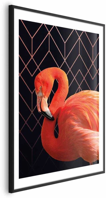 Artgeist Plakatas - Flamingo Solo