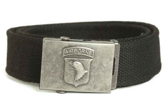Mil-Tec Diržas AIRBORNE 40 mm, Juodas