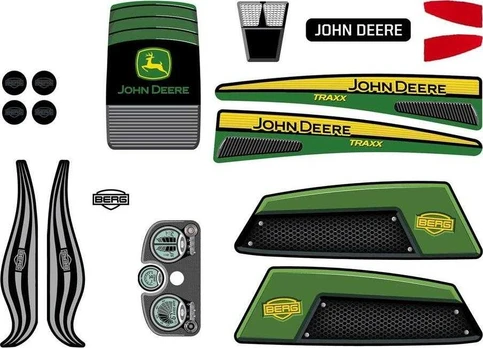 Berg XL Frame - Sticker set John Deere