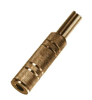kištukinis lizdas 3,5 mm auksinis kabelis