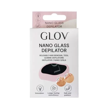 Glov Nano Glass plaukų šalinimo įrankis, juodas