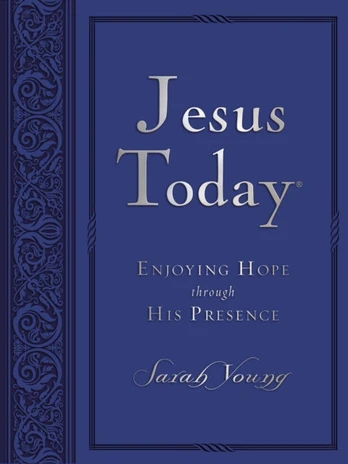 Jesus Today, Large Text Blue Leathersoft, with Full Scriptures