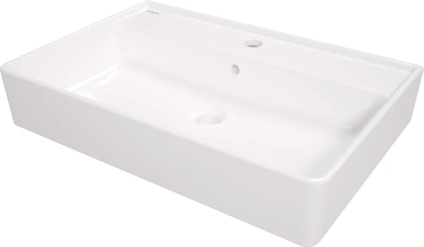 Ceramic countertop/sink 61x41 cm with tap hole