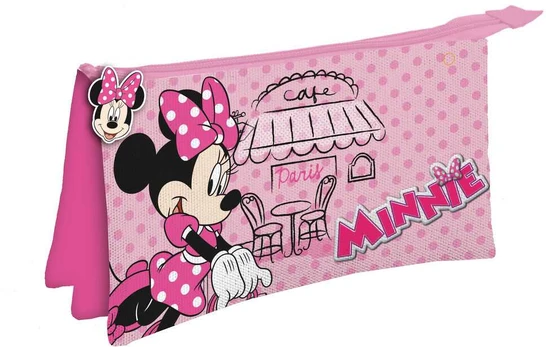 Manenti Disney Minnie Paris triple pencil case