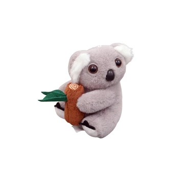 Žaidimų zona | PC | Konsolės | Priedai // Žaislai ir žaidimai vaikams // Pluszowy Brelok Koala z Gałęzią Szary Karabińczyk Złoty 12cm