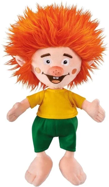 Pliušinis žaislas Schmidt Pumuckl, žalias/oranžinis, 28 cm