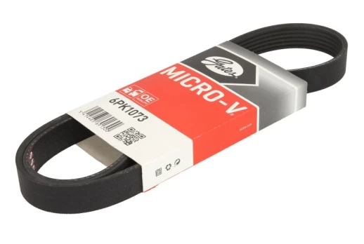 V formos rumbuoti diržai GATES 6PK1073