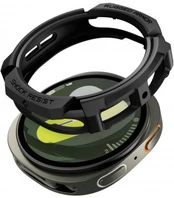 Dėklas Spigen Rugged Armor, matte juodas - Galaxy Watch 8 (44mm)