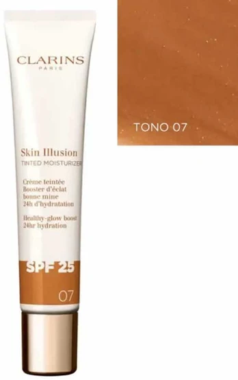 Clarins Skin Illusion Tinted Moisturizer Spf25 07, 40 ml
