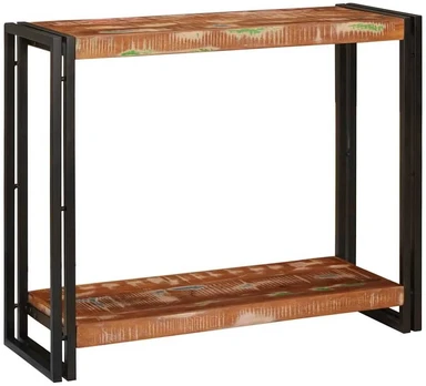 Konsolinis stalas 90 x 33 x 75 cm perdirbtos medienos masyvas