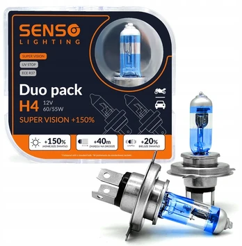 Bensontools Senso Super Vision 2x H4 Duo +150% lemputės