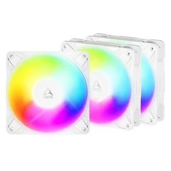 ARCTIC P12 Pro Reverse A-RGB PWM Lüfter - 120mm, baltas, 3er-Pack