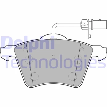 DELPHI LP2021 Brake pad set