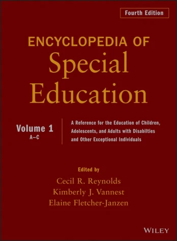 Encyclopedia of Special Education, Volume 1