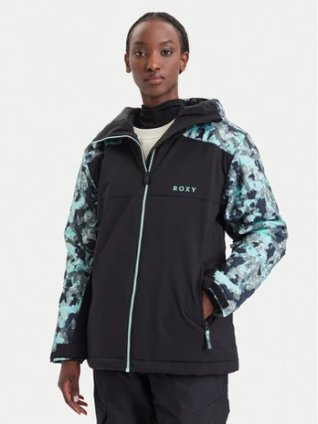 Roxy Slidinėjimo striukė Astral Peak 10K ERJTJ03568 Juoda Regular Fit