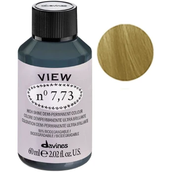 Davines View Demi-Permanent Hair Dye 7.73 , 60 ml