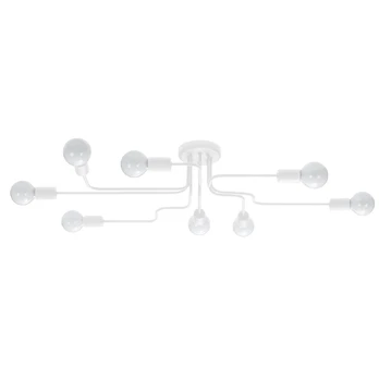 Lubinis šviestuvas VECTOR 8, 8xE27, max 15 W LED, baltas
