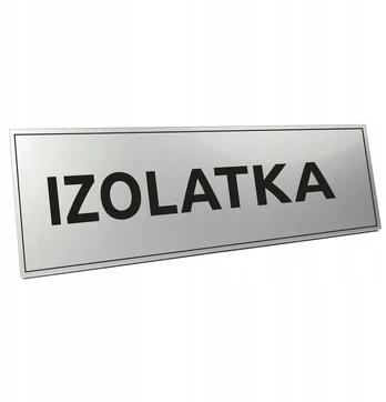 Izoliatoriaus durų lipdukas - B serija