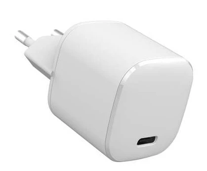 Adapteris Estuff Infinite ES637025, USB Type C, balta, 20 W