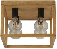 Šviestuvas lubų Searchlight Square 4Lt Flush, 60 W, E27