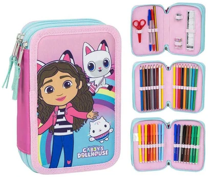 CERDÁ Gabbys Doll triple pencil case
