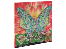 Grafix - Diamond Painting on Canvas Butterfly 30 x 30 cm - (K-260009) kaina