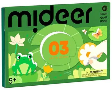Mideer - Lipdukų klijavimo užduočių knyga - Level 3