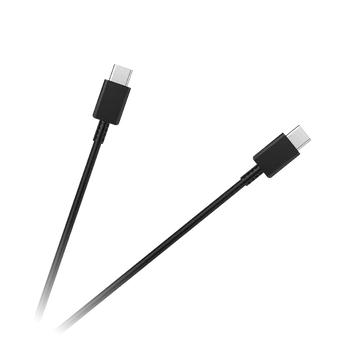 Kabel USB typu C - USB typu C 100 cm czarny