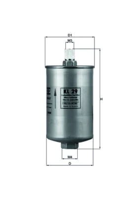 Kuro filtras KNECHT KL 29