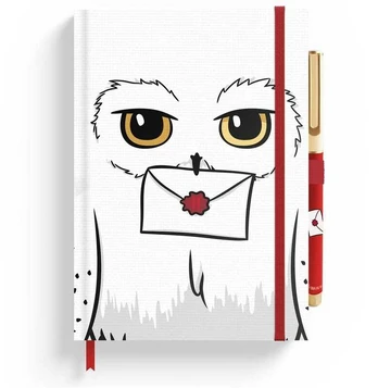 ERIK Harry Potter Hedwig A5 premium notebook + pen