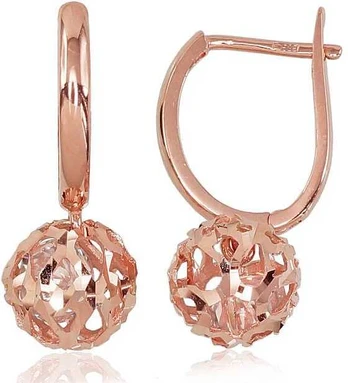 Auksiniai auskarai moterims Diamond Sky "Luster"