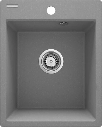 Granitinė virtuvinė plautuvė Deante Corio, ZRC_S103, Metallic grey