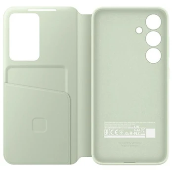 Dėklas Samsung Galaxy S24+ Smart View Wallet Case Light Green