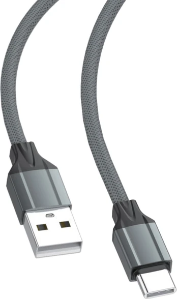 D-Fruit cable USB-A - USB-C 2m, grey (DF120)