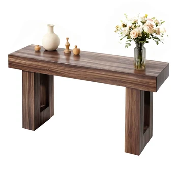 Star Konsolinis stalas, 160x35x85 cm, rudas, medinis