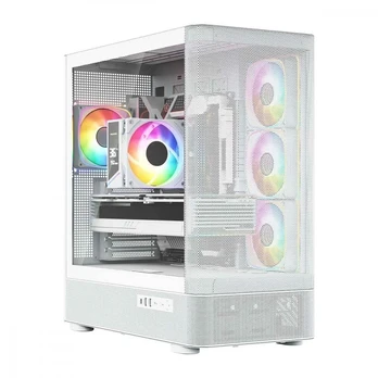 MODECOM PC CASE VOLCANO AQ 300 ARGB MIDI Baltas