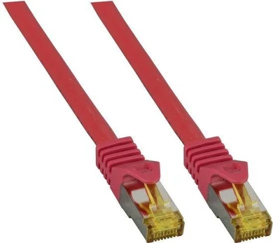 EFB RJ45 Patchkabel S/FTP,Cat.6A,LSZH,Cat.7 Rohk.,3m,raudona