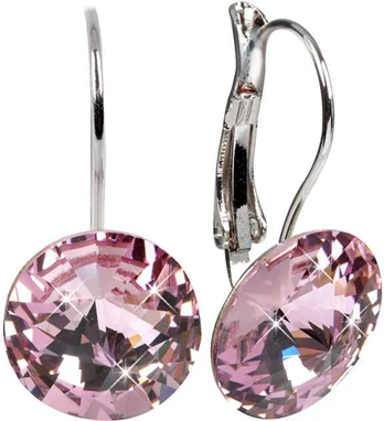 Levien Elegant Rivoli Light Amethyst earrings