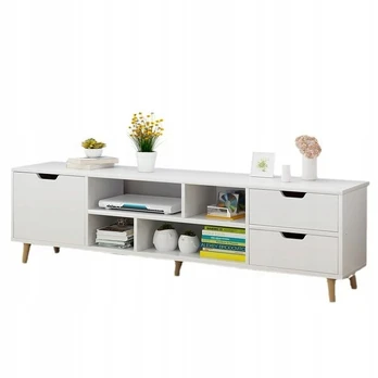 Baltas stovintis rtv stalas 140 cm