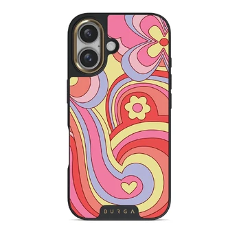 Roller Disco - iPhone 16 Case, Elite Dark (MagSafe) / Gold