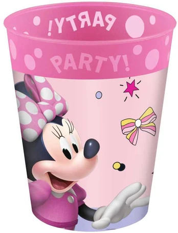 „Disney Minnie Junior“ mikro plastiko puodelių rinkinys, 4 dalys, 250 ml