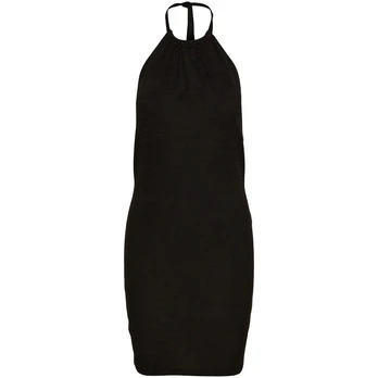 Mini suknelė moterims, Juoda, NMZARAH S/L HALTERNEC