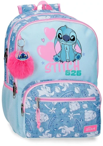 Joumma Bags Disney Stitch Hearts adaptable backpack 44cm