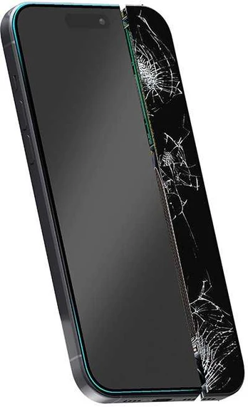 Crong Netrūkinėjantis hibridinis nano stiklo iPhone 15 Pro