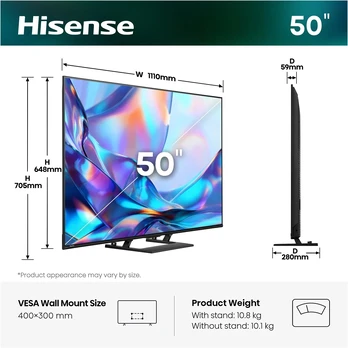 Televizorius Hisense 50A7S