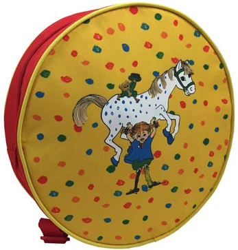 LEGO Pippi Round Backpack, cushioned shoulder straps and back