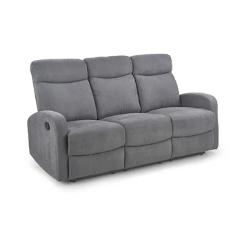 Sofa Oslo 3S, pilka, 180 x 95 cm x 100 cm