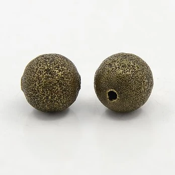 Žalvarinis intarpas 12 mm, 6 vnt.