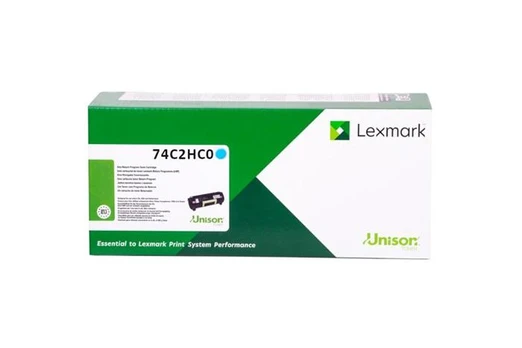 Lexmark (74C2HCE/ 74C2HC0 ), žydra kasetė